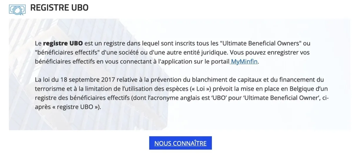 registre UBO