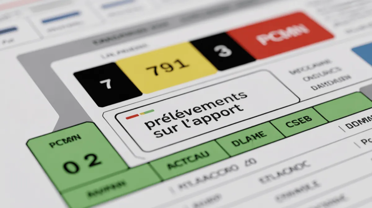 Compte 791 Prélèvements sur l'apport-3